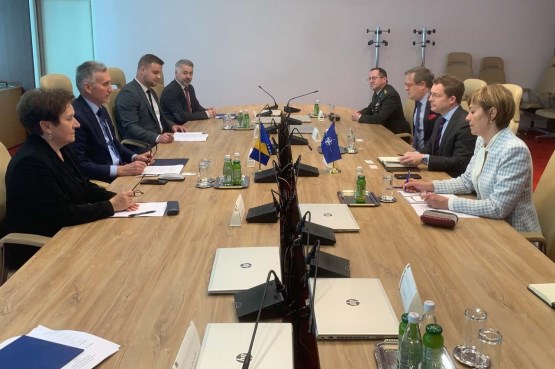 Članovi Delegacije PSBiH u PSNATO-a Kemal Ademović i Marina Pendeš razgovarali sa pomoćnikom generalnog sekretara NATO-a za obavještajne poslove